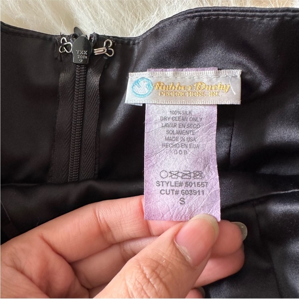 Rubber Ducky 100% Silk Mini Dress - Picture 2 of 6